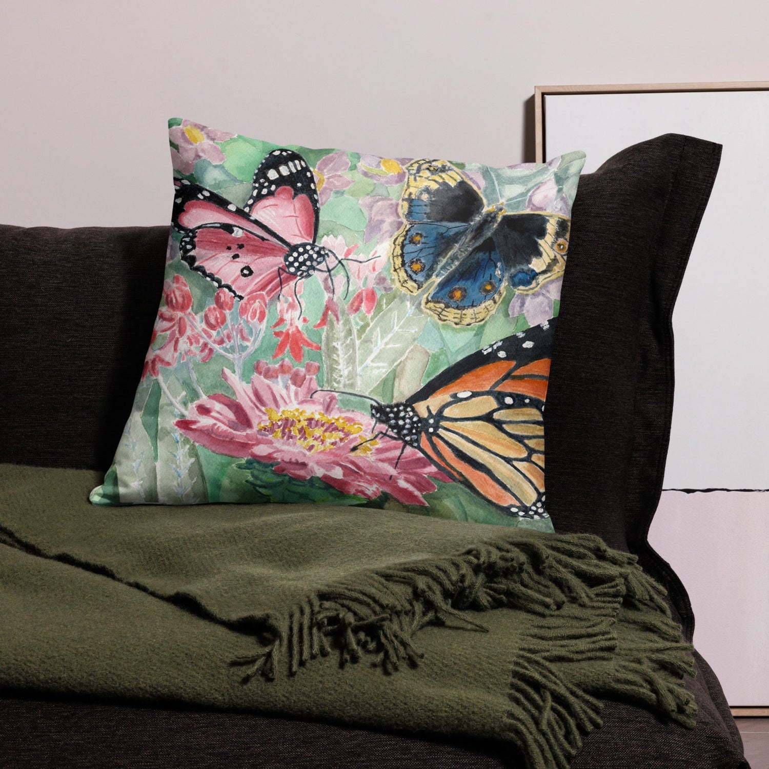 Pillows and pillow-cases and blankets and comforters