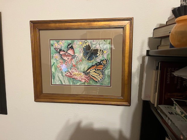 3 Butterflies in Flight