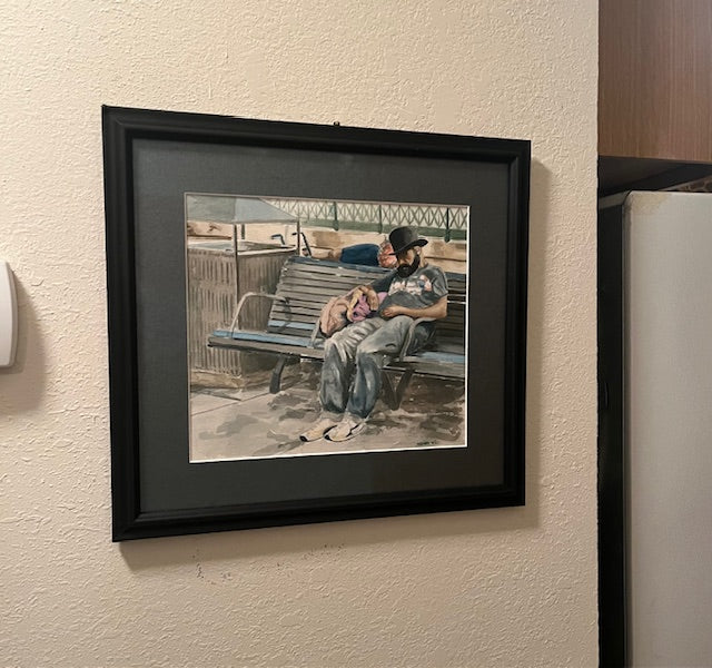 Napping in New Orleans.