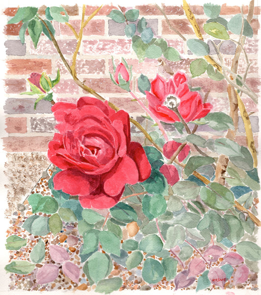 Two Roses, Just Outside